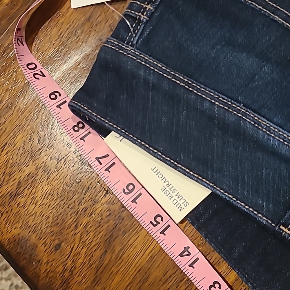 Seven7  Dark Wash Jeans size 16 Limited Edition Slimaker - Picture 11 of 11